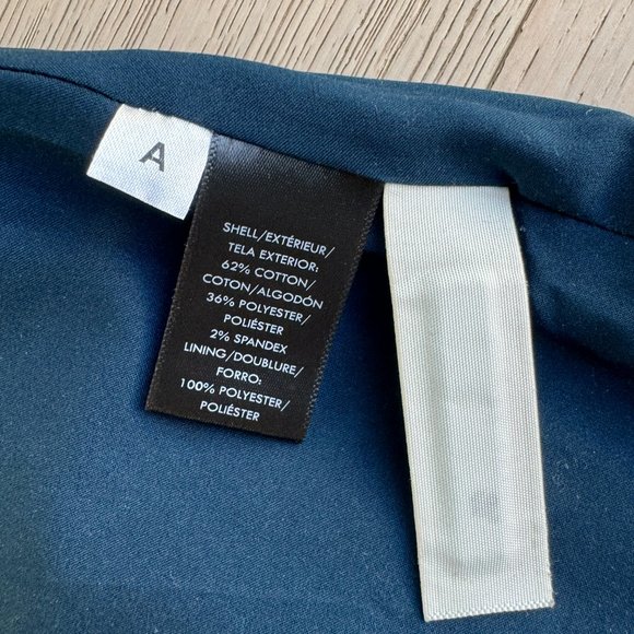 Ann Taylor Teal Velvet A-line Mini Skirt Petite 2 - Picture 10 of 14